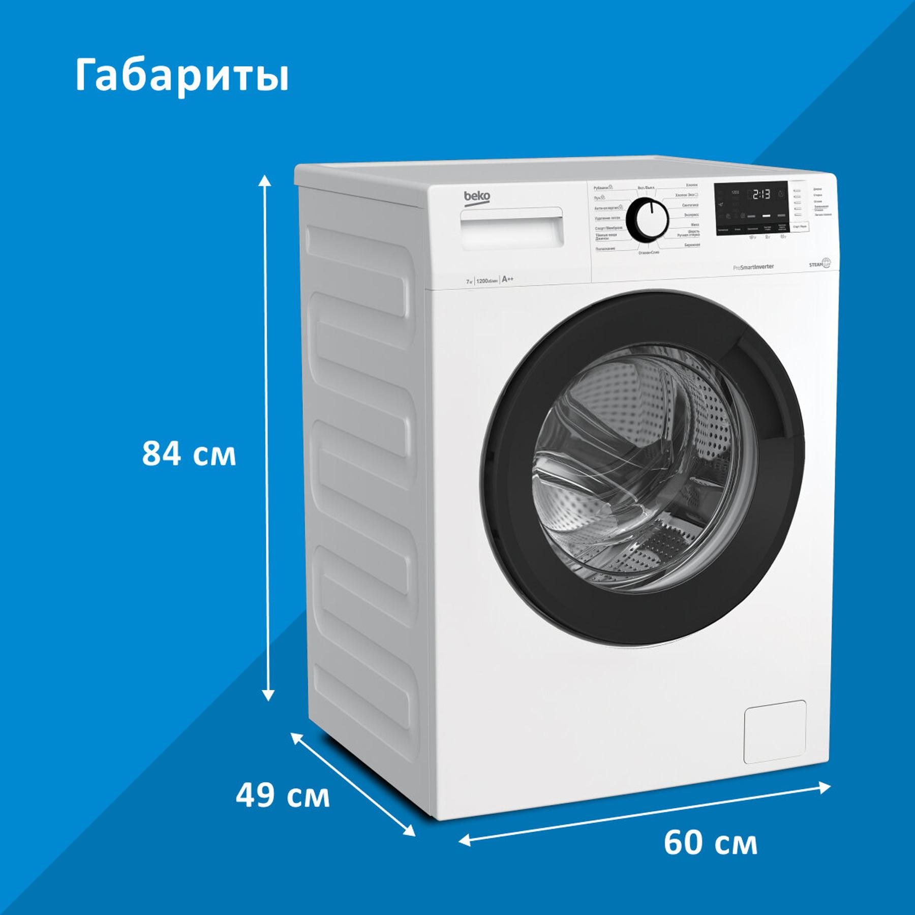 ���������� ������ Beko WSRE7612XAWI
