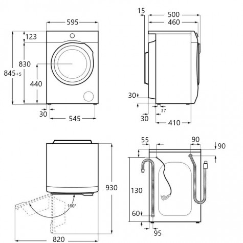 ���������� ������ MAUNFELD MFWM148WH02