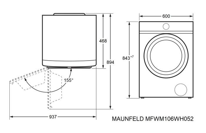 ���������� ������ MAUNFELD MFWM106WH052