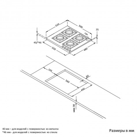 ������� �������� ������ Korting HG 665 CTSK
