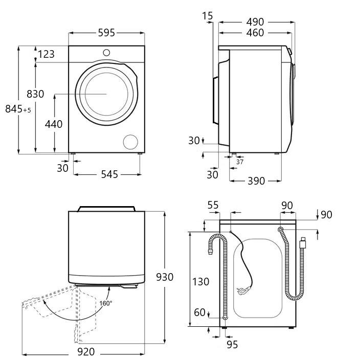 ���������� ������ MAUNFELD MFWM148WH01