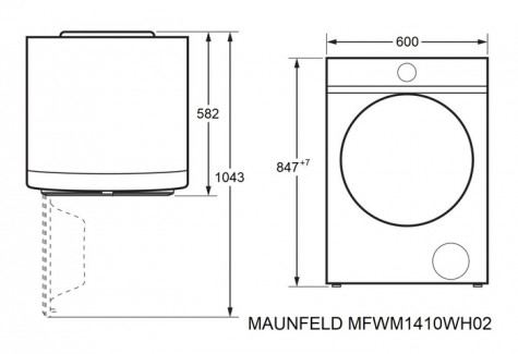 ���������� ������ MAUNFELD MFWM1410WH02