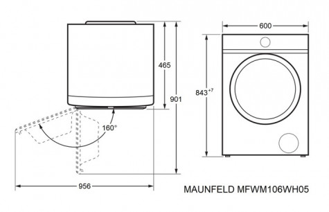 ���������� ������ MAUNFELD MFWM106WH05