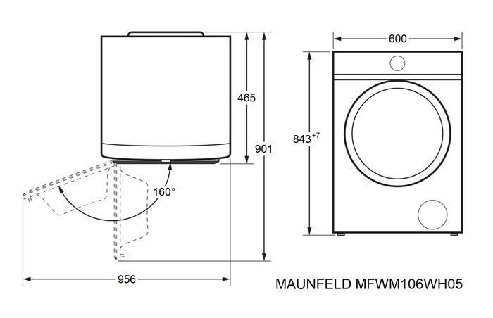 ���������� ������ MAUNFELD MFWM106WH05