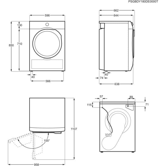 ��������� ������ � �������� ������� Electrolux EW8H258B