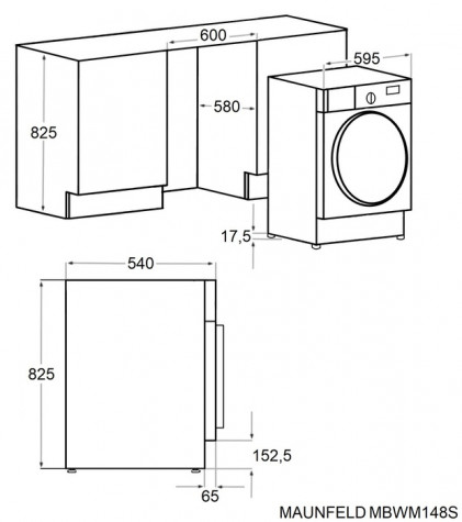 ������������ ���������� ������ Maunfeld MBWM148S