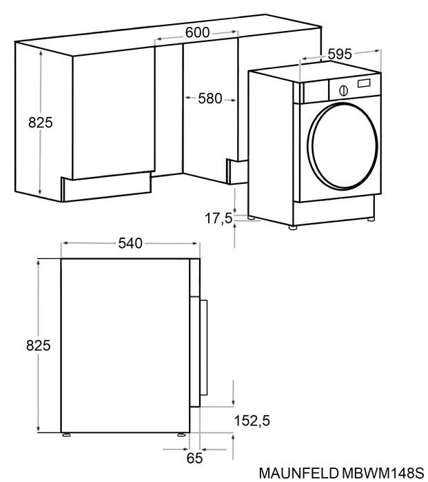 ������������ ���������� ������ Maunfeld MBWM148S