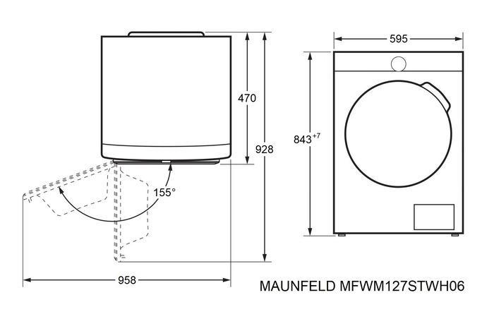 ���������� ������ MAUNFELD MFWM127STWH06