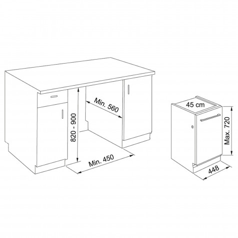 ������������ ������������� ������ Franke FDW 4510 E8P E