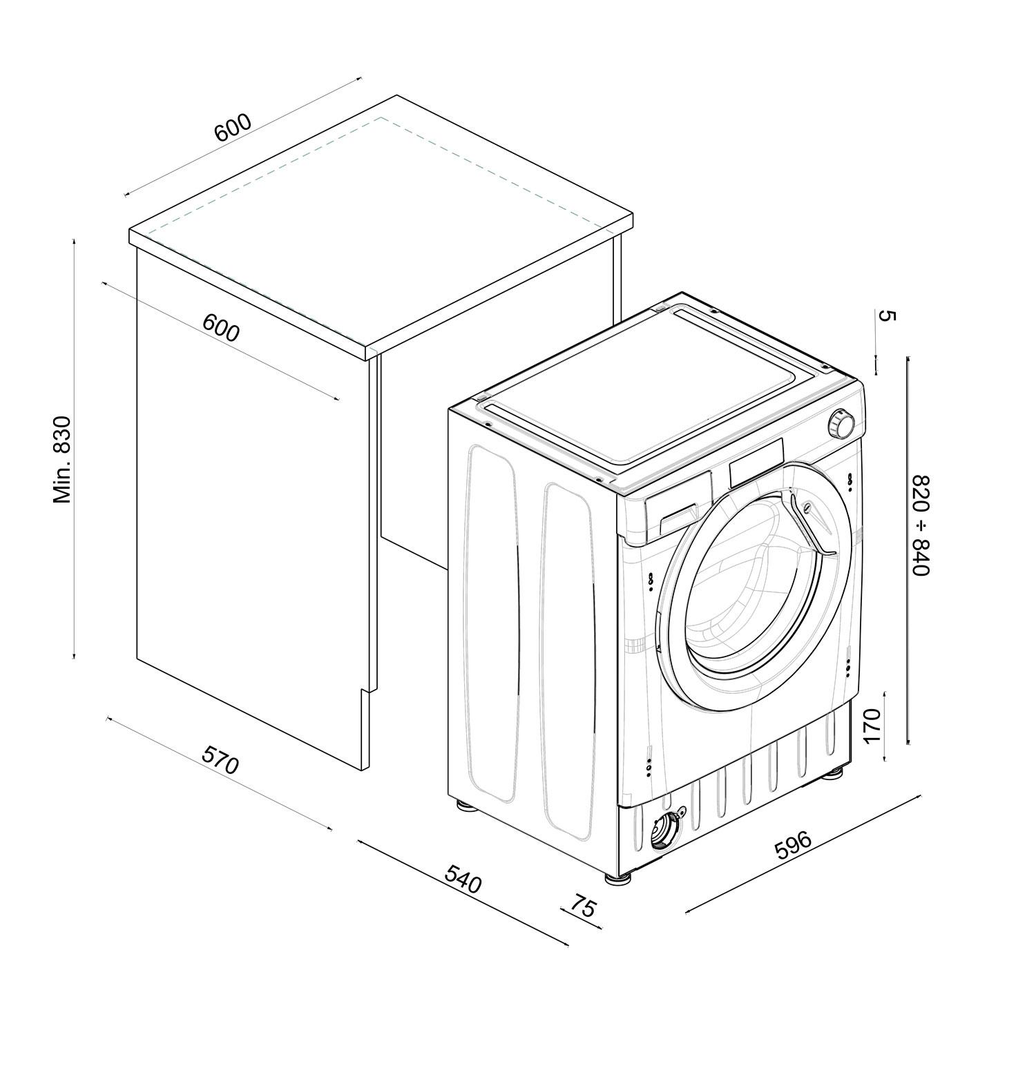 ������������ ���������� ������ Haier HWQ90B416FWB