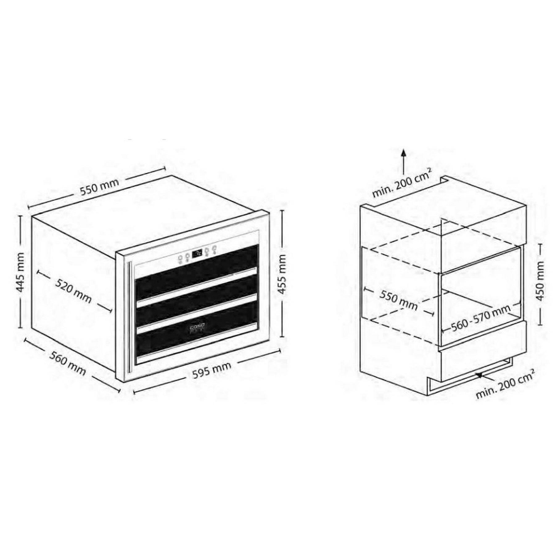 ������ ���� CASO WineSafe 18 EB