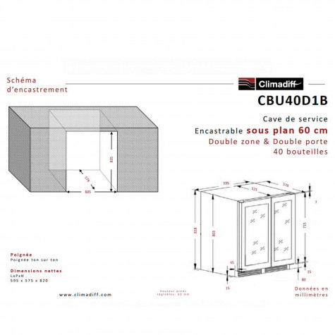 ������ ���� Climadiff CBU40D1B
