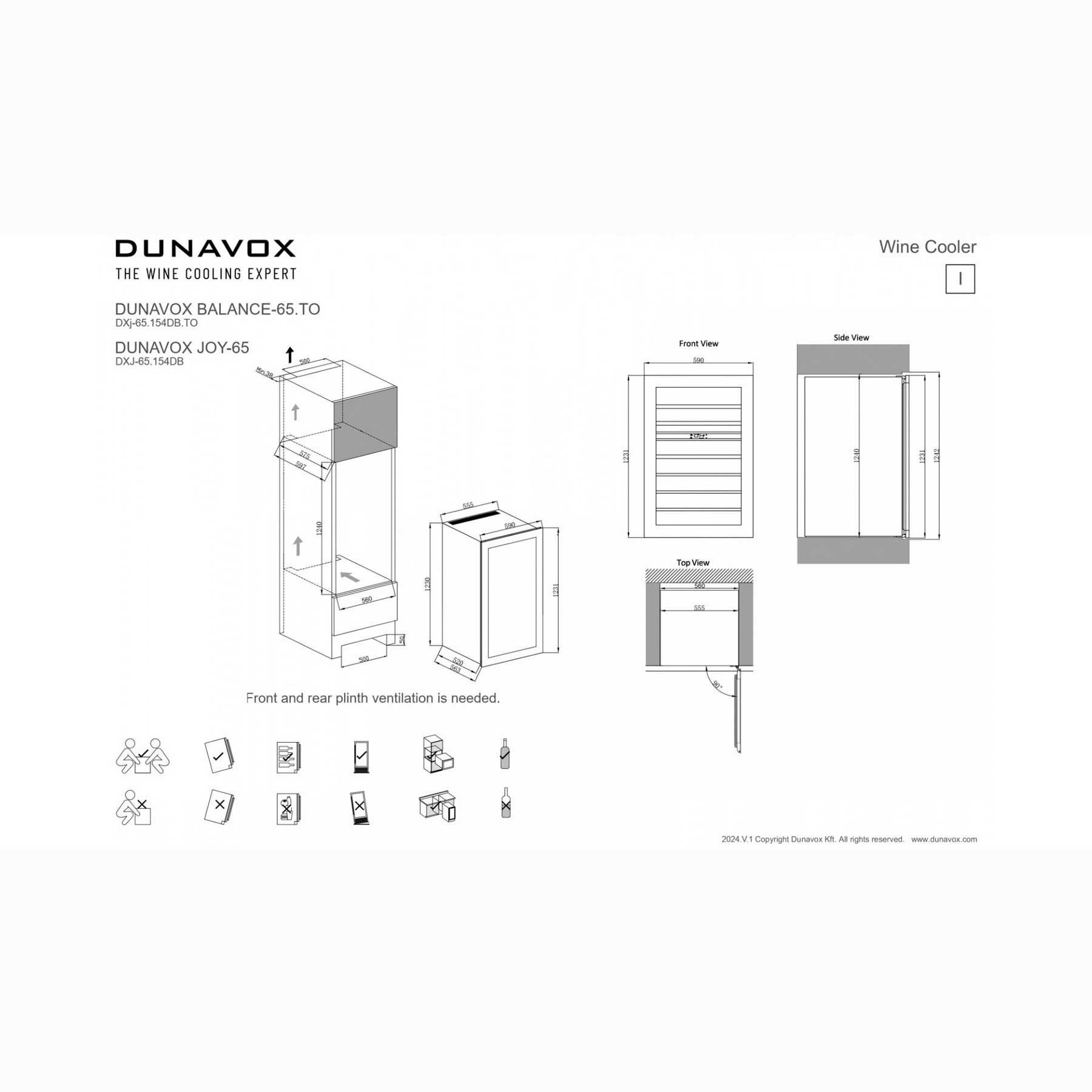 ������������ ������ ���� Dunavox DXB-65.154DB.TO