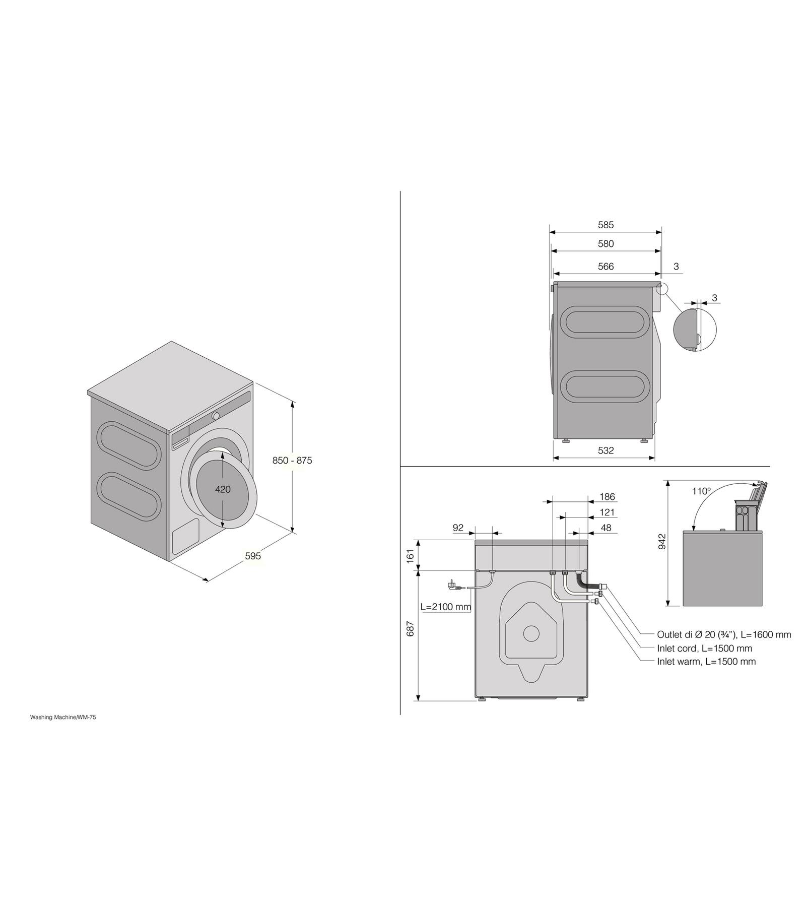 ���������� ������ ASKO W4086C.W/3
