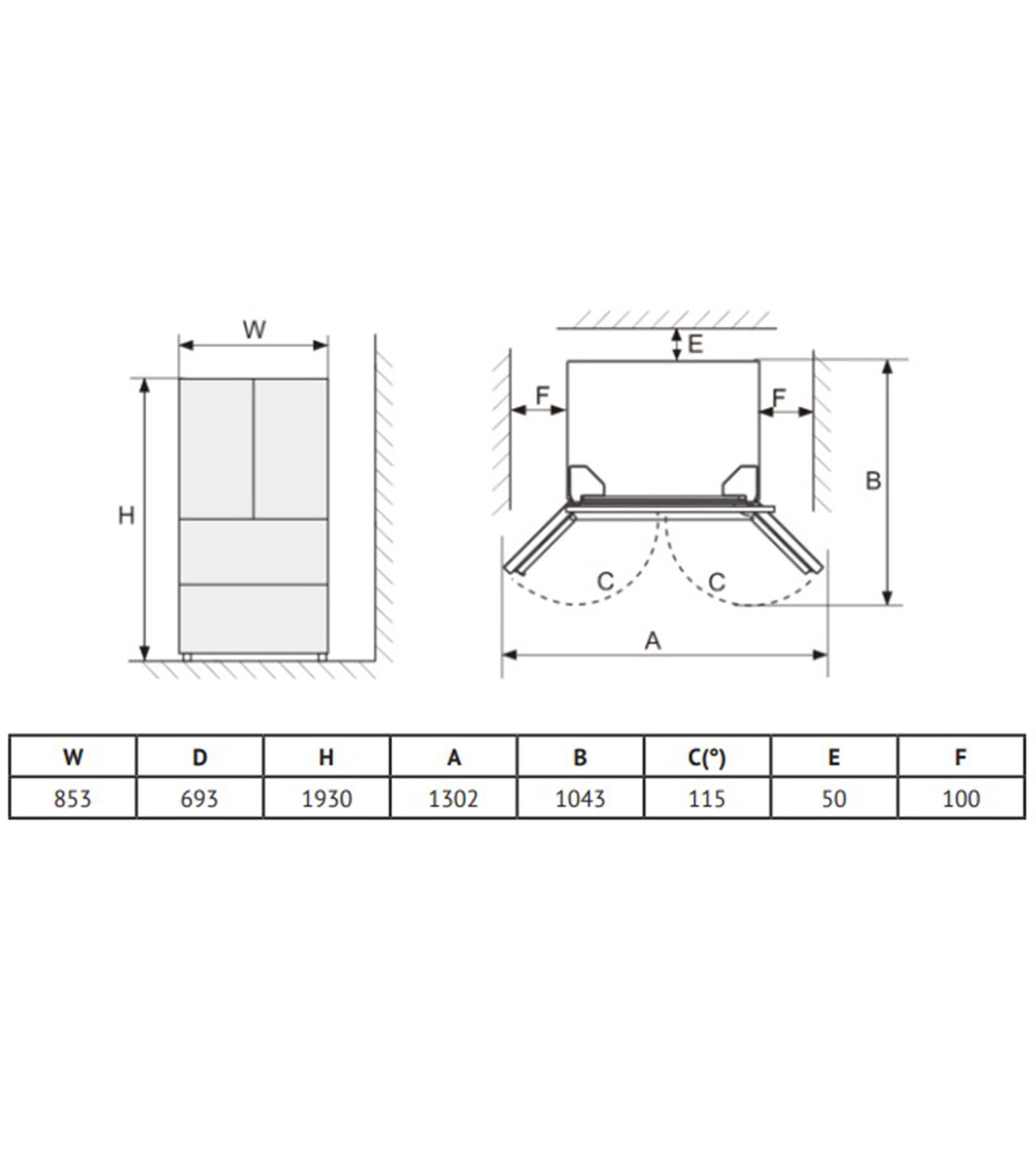 ����������� Side-By-Side Korting KNFF 82535 X